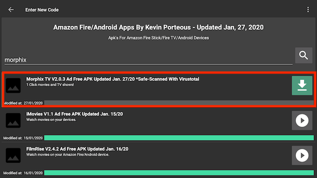 How to Install Morphix APK Android / Firestick