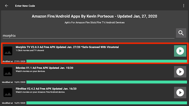 How to Install Morphix APK Android / Firestick