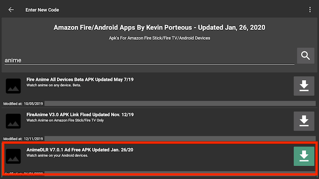 How to Install AnimeDLR APK Firestick Android