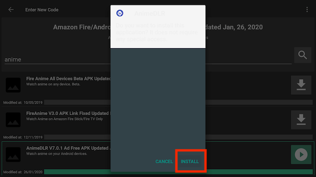 How to Install AnimeDLR APK Firestick Android