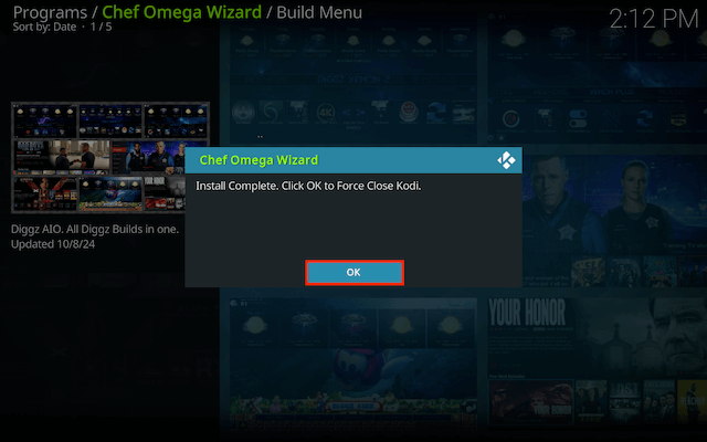 Install Diggz Xenon Build Wizard 13