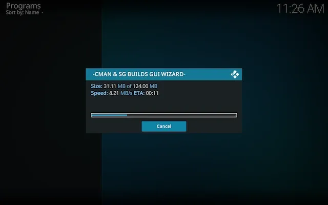you will now see the build progress